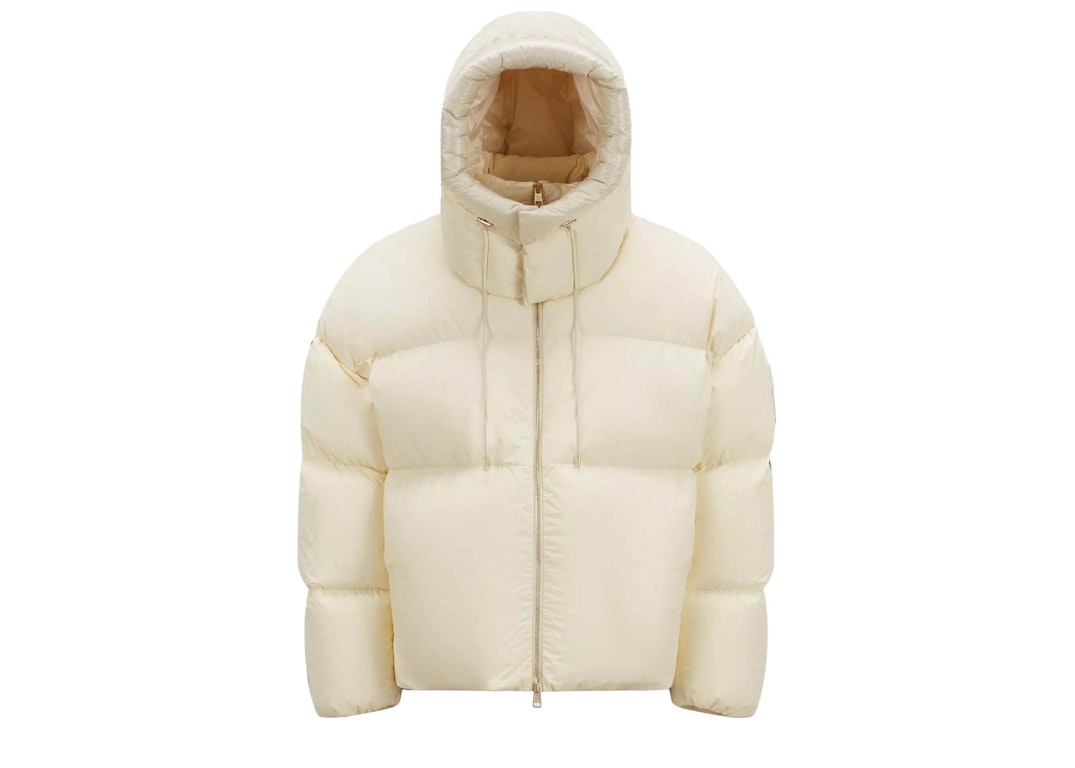 Pre-owned Moncler X Roc Nation By Jay-z Antila Short Down Jacket White