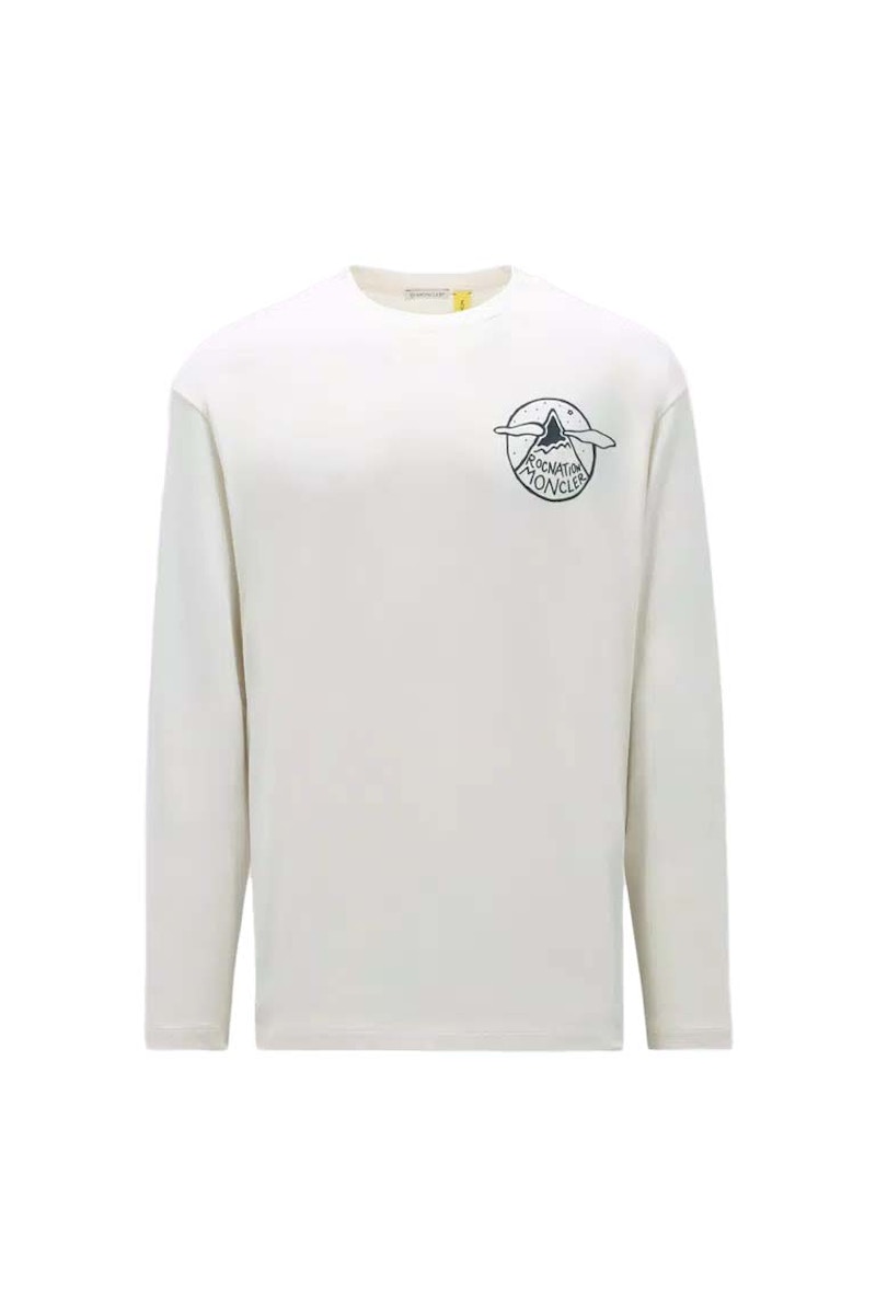 Moncler off cheap white t shirt