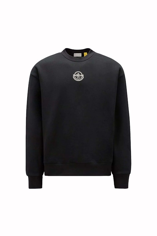 Pre-owned Moncler X Roc Nation By Jay-z Logo Sweatshirt Black
