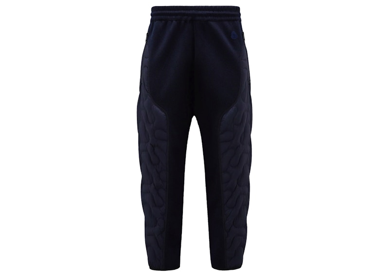 Pre-owned Moncler Men's X Salehe Bembury Padded Pants In Navy Blue