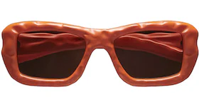 Moncler x Salehe Bembury Rectangular Sunglasses Orange