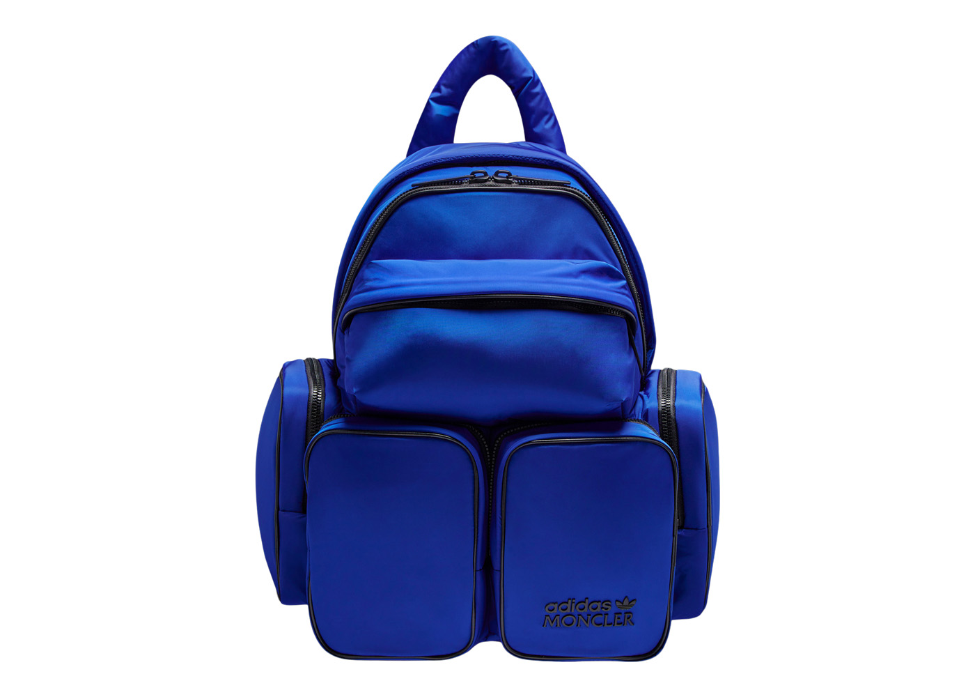 Moncler x adidas Originals Logo Print Backpack Black & Blue - FW23 