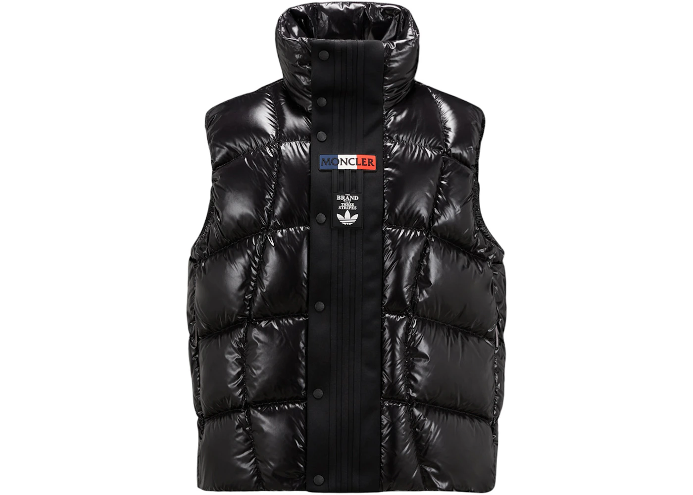 Moncler x adidas Originals Bozon Piumino Gilet Nero Uomo FW23 IT