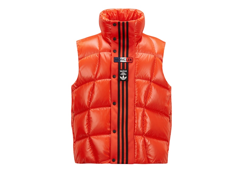 Moncler store orange vest