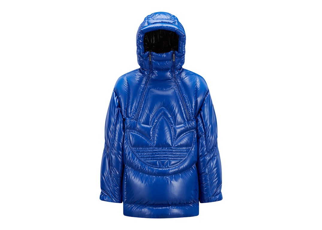 Pre-owned Moncler X Adidas Originals Chambery Short Down Jacket Blue