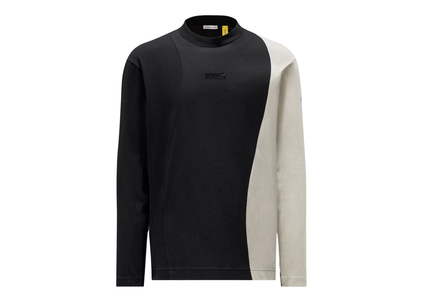 Moncler x adidas Originals Jersey Long Sleeve T-shirt Black & White