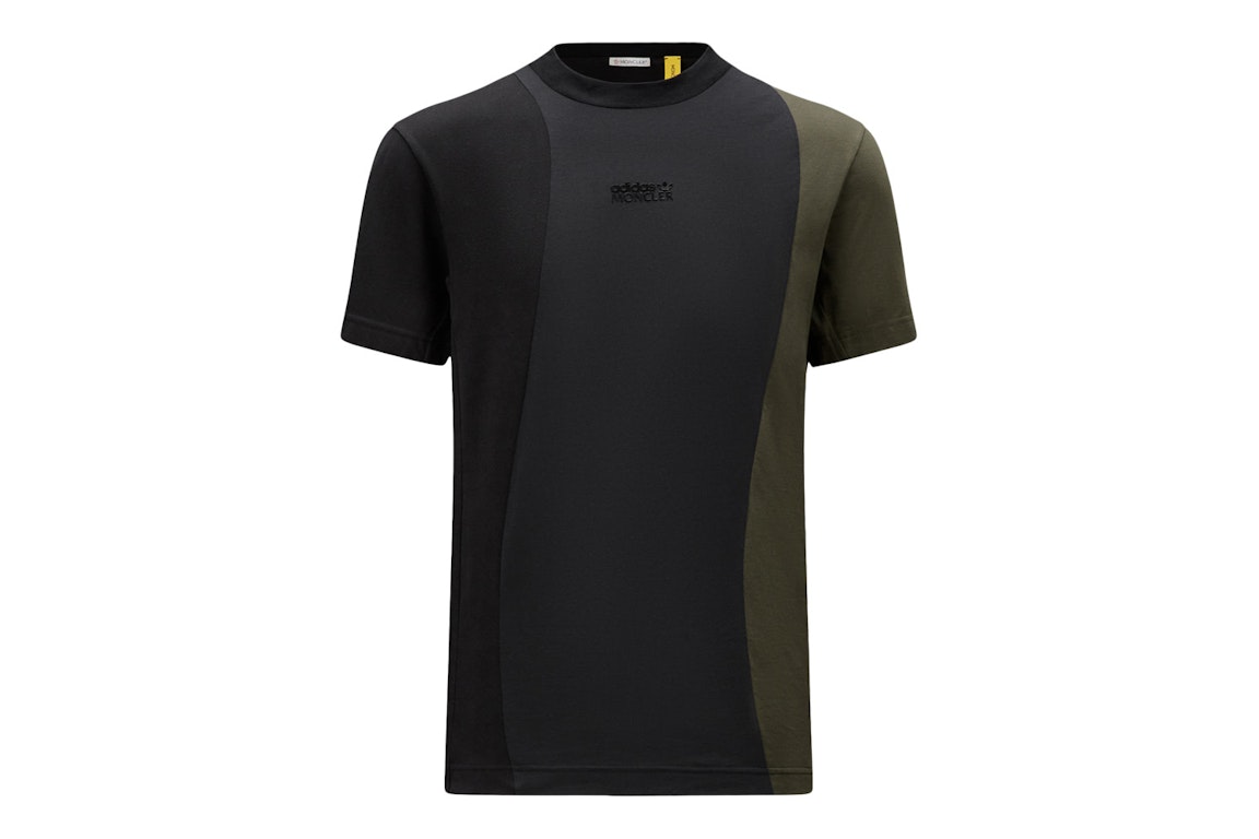 Pre-owned Moncler X Adidas Originals Jersey T-shirt Black & Green