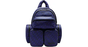 Moncler x adidas Originals Logo Print Backpack Black & Blue