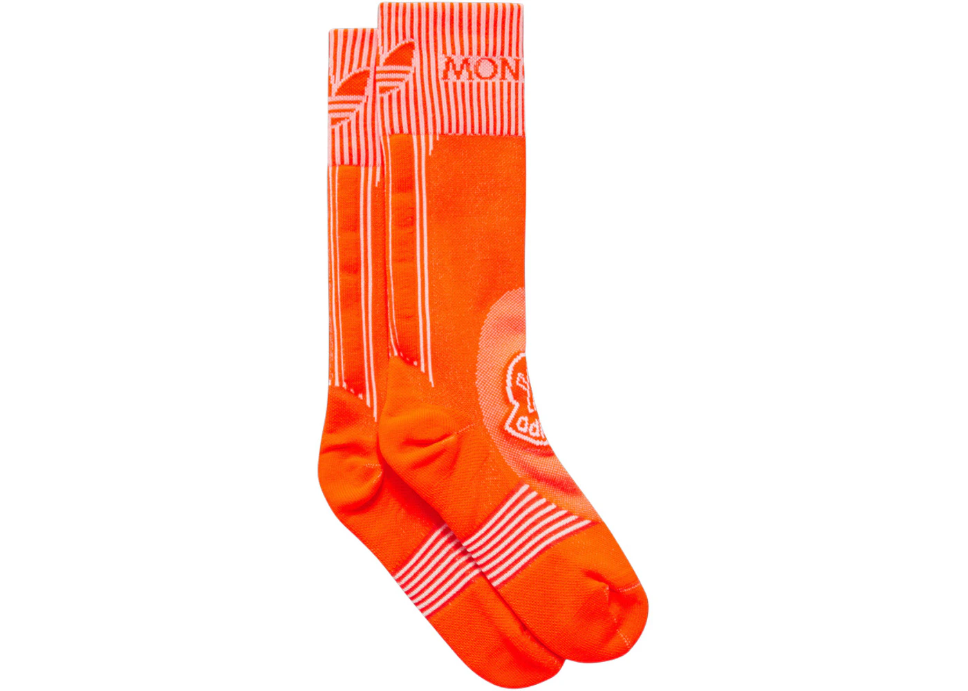 Moncler x adidas Originals Logo Socks Bright Orange - FW23 - US