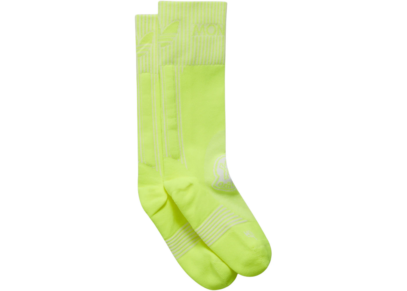 Moncler x adidas Originals Logo Socks Lime Green - FW23 - DE