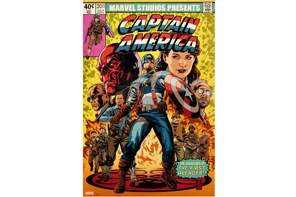 Mondo Captain America: The First Avenger Poster Print (Edition of 320)