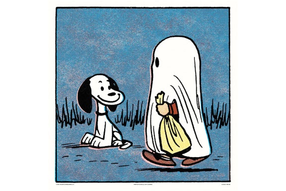 Mondo Peanuts Snoopy and Ghost Poster Print (Edition of 170)