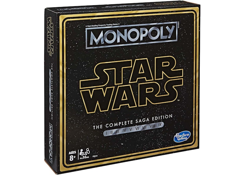 Star wars 2025 monopoly complete saga