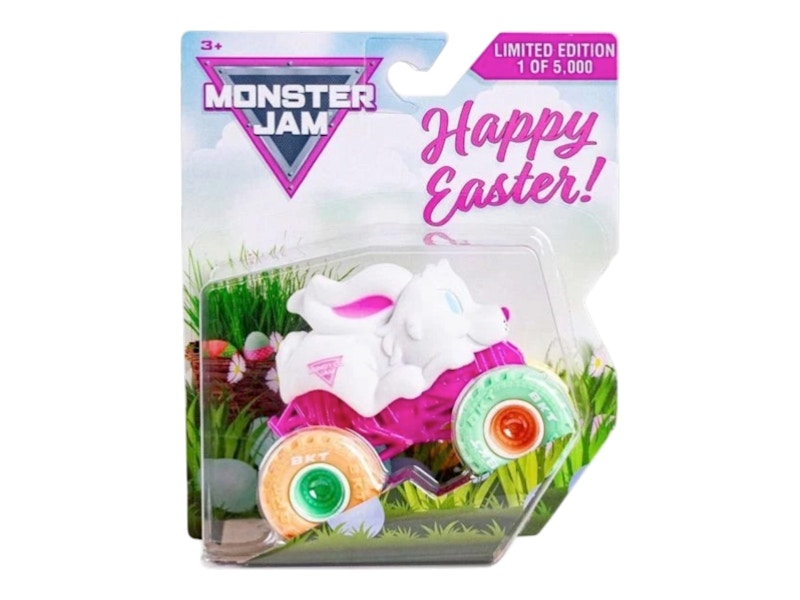 Monster Jam Flocked Easter Bunny 1:64 Scale Figure - US