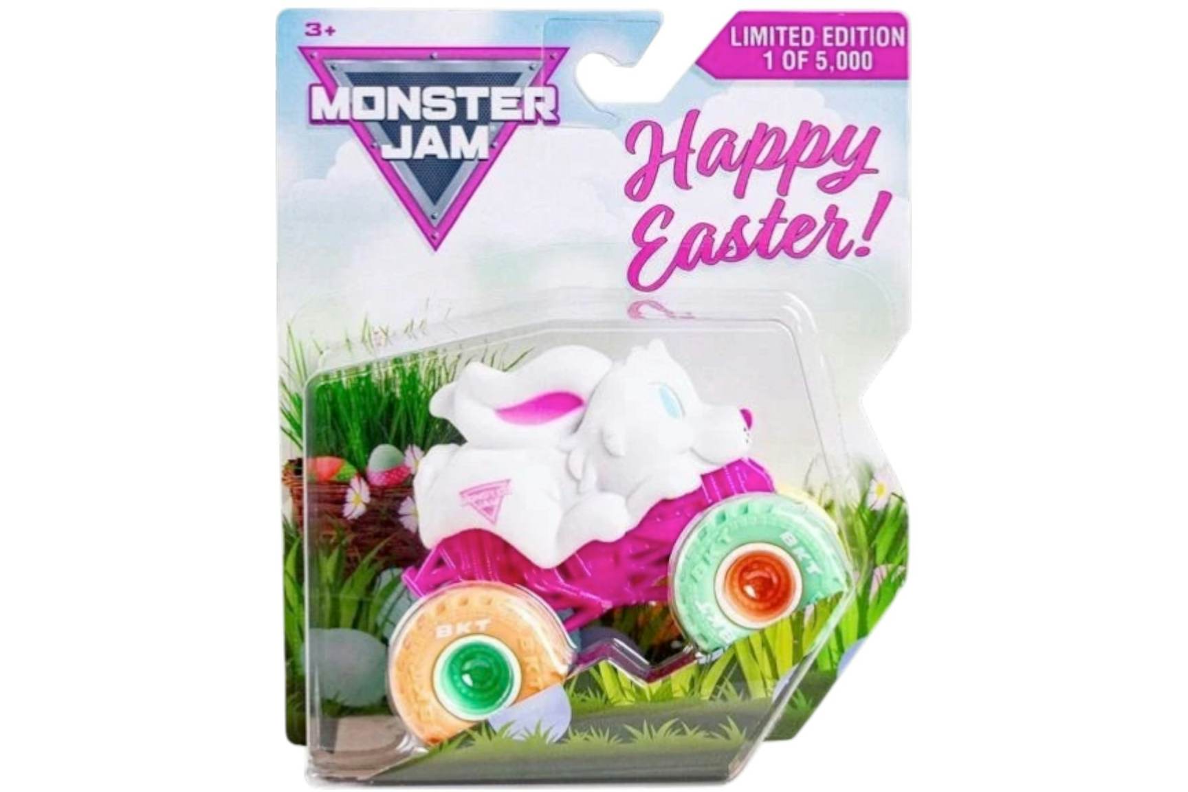 Monster Jam Flocked Easter Bunny 1:64 Scale Figure - US