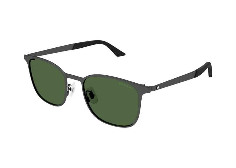 Mont blanc Square Sunglasses Ruthenium-Green (MB0331S-002)