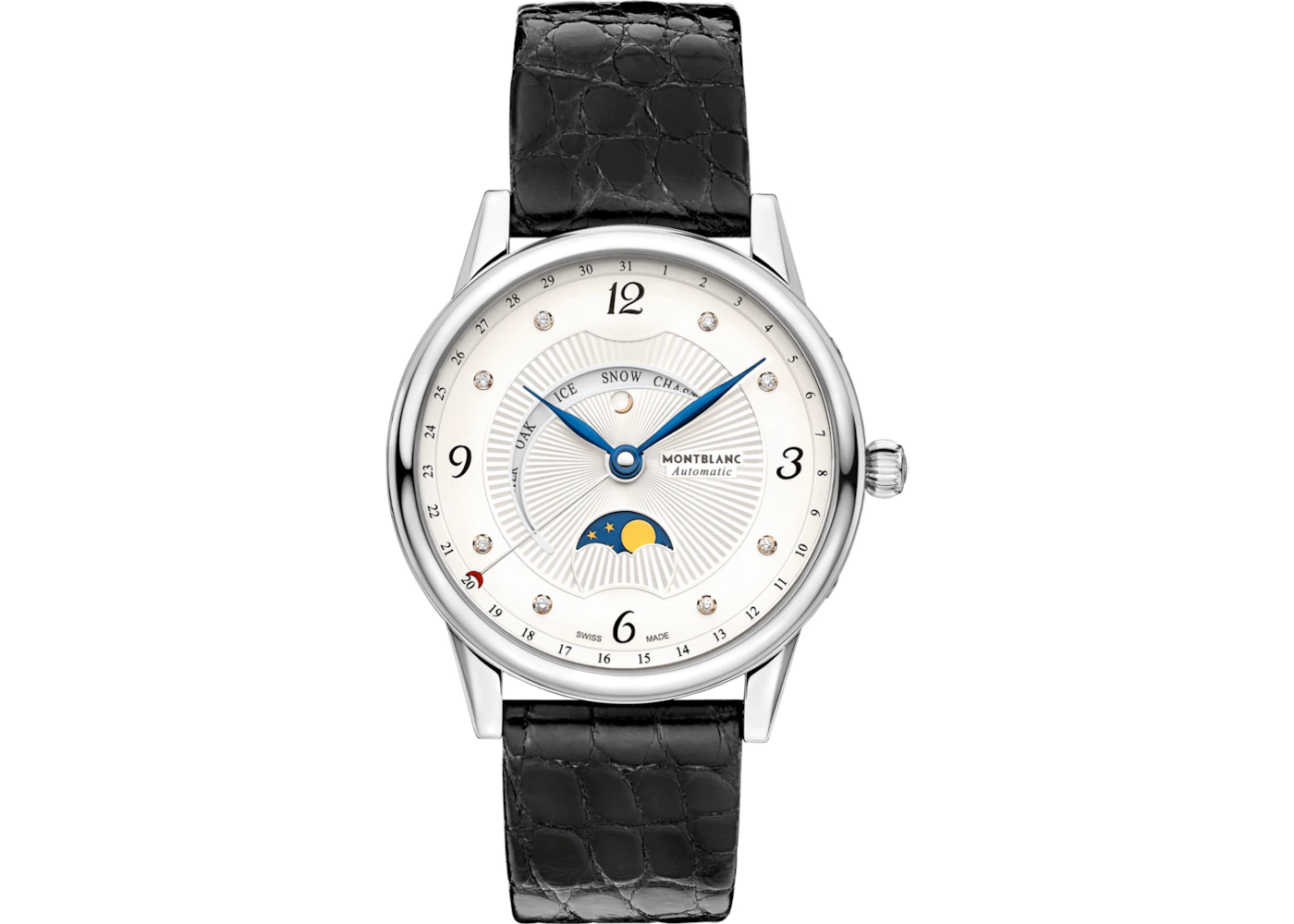 Montblanc Boheme Moongarden 112556 37mm in Stainless Steel DE