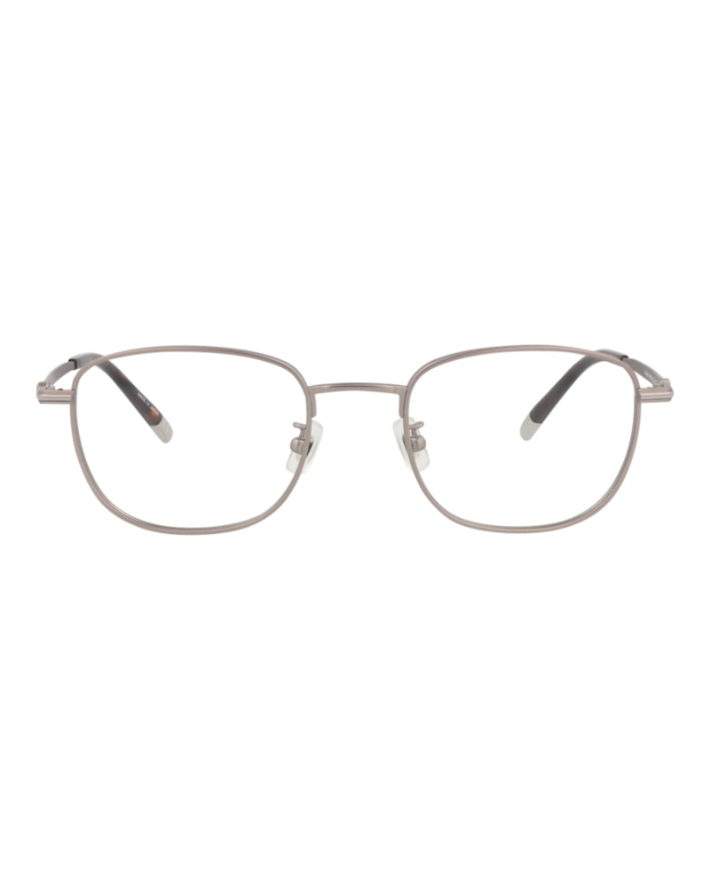 Montblanc Optical Frames Round-Frame Titanium Ruthenium Ruthenium Transparent (MB0134O-30009119-002)