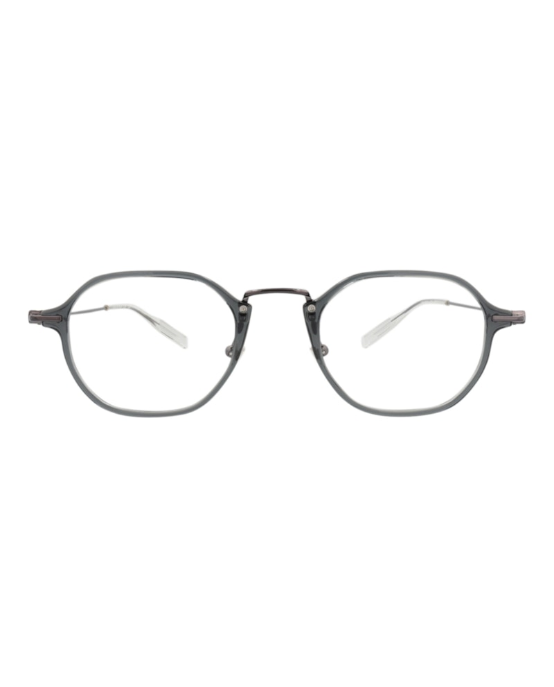 Mont Blanc Round-Frame Injection Optical Frames Grey Ruthenium ...