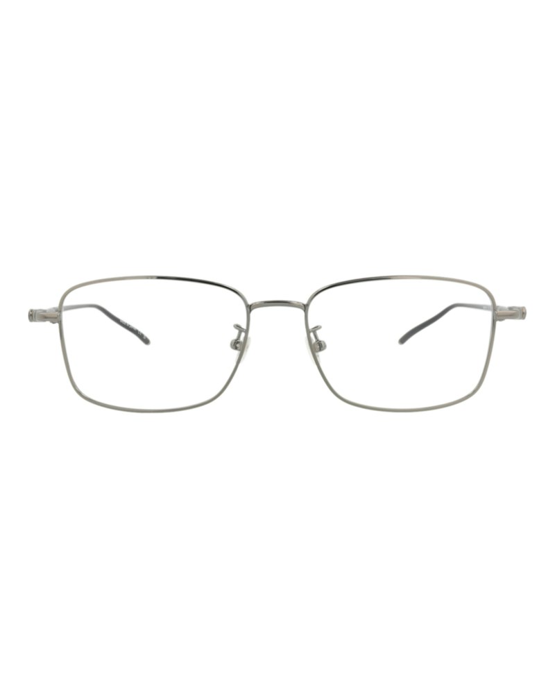 Montblanc Square Frame Metal Optical Frames MB0140OK-30009137-006 Ruthenium Ruthenium Transparent
