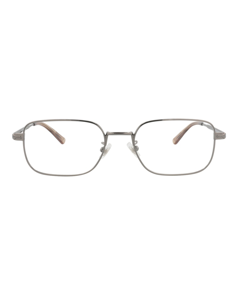 Montblanc Cornici da vista quadrate in metallo rutenio rutenio trasparente (MB0267O-30014174-006)