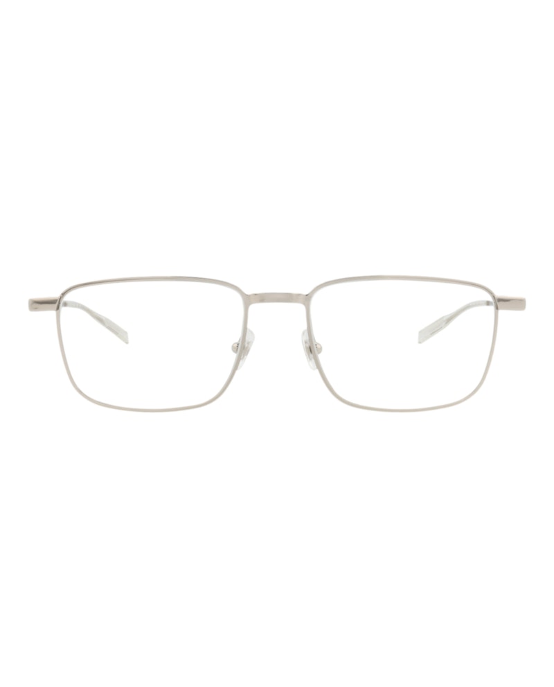 Montblanc Square-Frame Metal Optical Frames Silver Silver