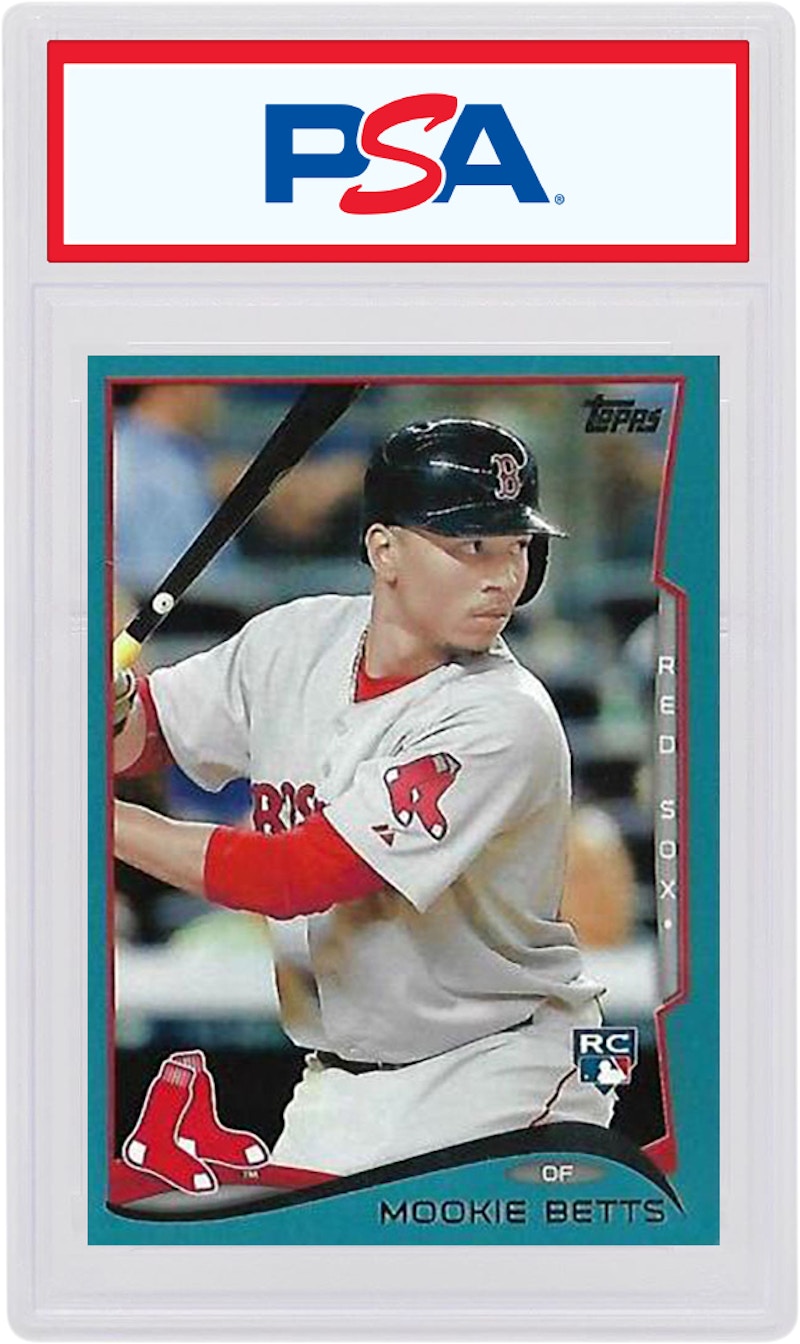 Mookie Betts 2014 Topps Update Rookie Blue Walmart #US26 (PSA or BGS Graded)