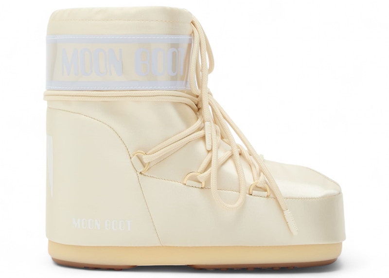 Moon Boot Icon Low Boot Pearly Ivory (Women's) - 80D1409660-L020 - US