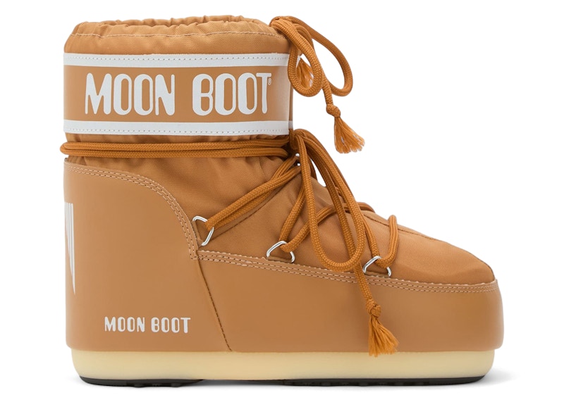 【関税込み】Icon Boots - Moon Boot - Leather - Brown ICON BROWN NYLON BOOTS | Moon Boot®