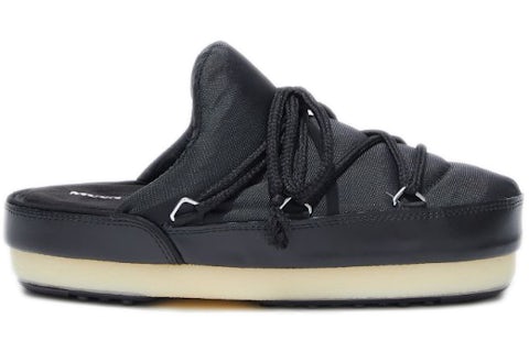 Moon Boot Icon Nylon Mule Black