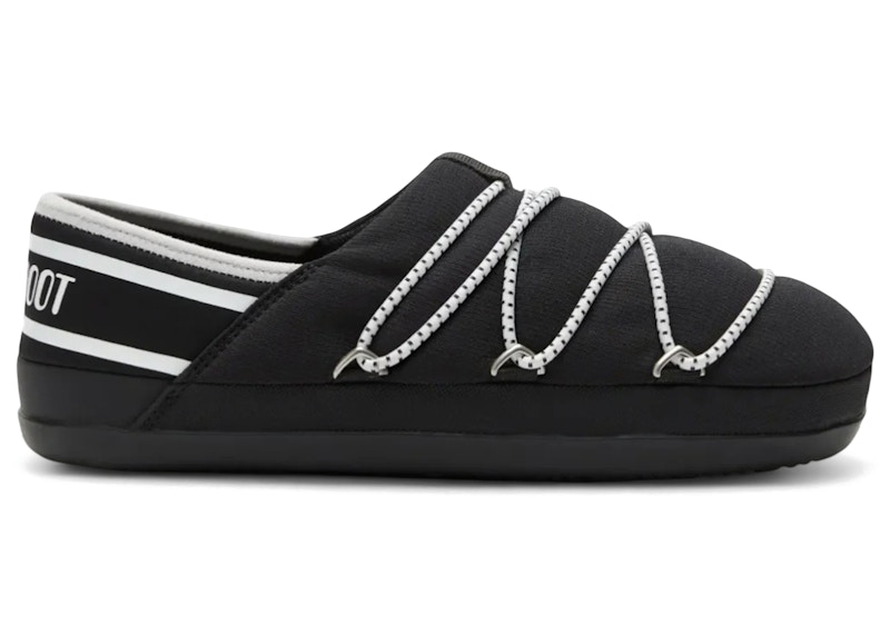 Moon Boot Icon Slipper Black (Women's)
