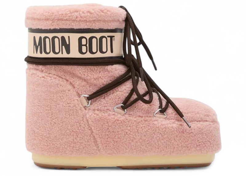 Moon Boot Moon Boot Icon Low Fleece Rosa (Damen)
