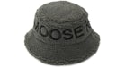 Moose Knuckles Logo Embroidered Bucket Hat Grey/Black