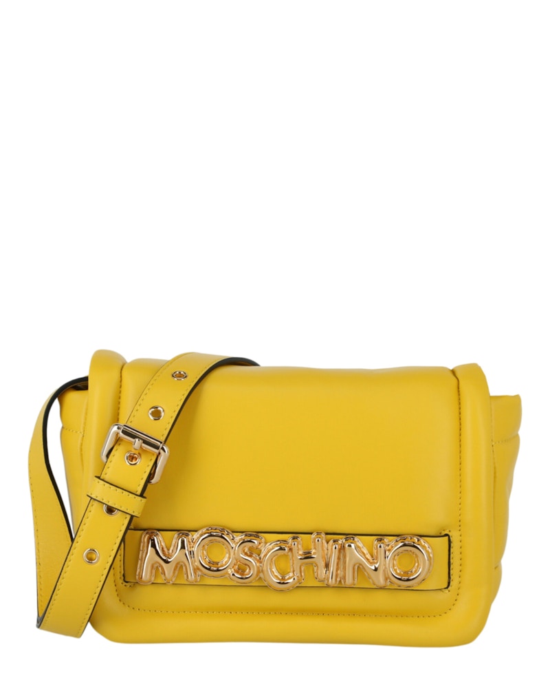 Moschino Balloon Lettering Crossbody Bag Yello