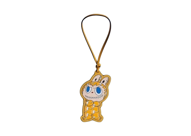 Moynat x Kasing Lung The Monsters Labubu Bag Charm Yellow in