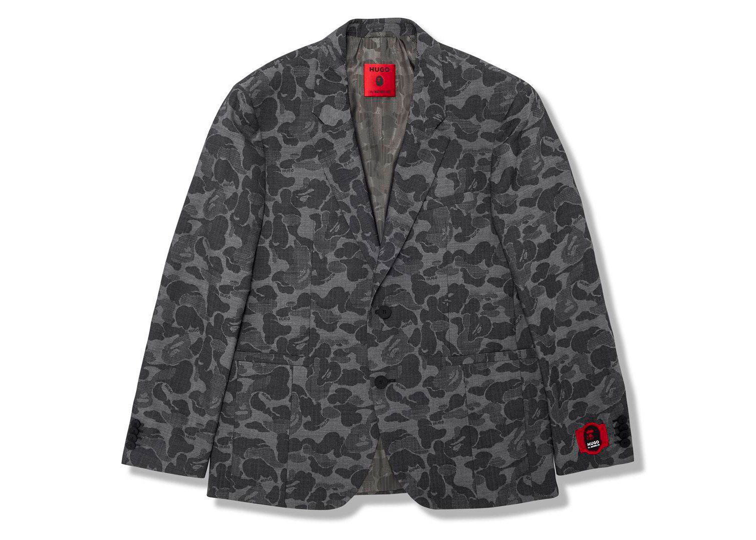 Mr. Bathing Ape x Hugo Camo Jacket Black