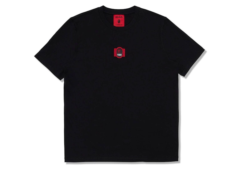 BAPE x Hugo Logo Tee Black Men's - SS22 - GB