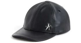 Mugler H&M Leather Baseball Cap Black