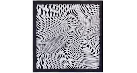 Mugler H&M Swirling-Star Silk Scarf White/Patterned
