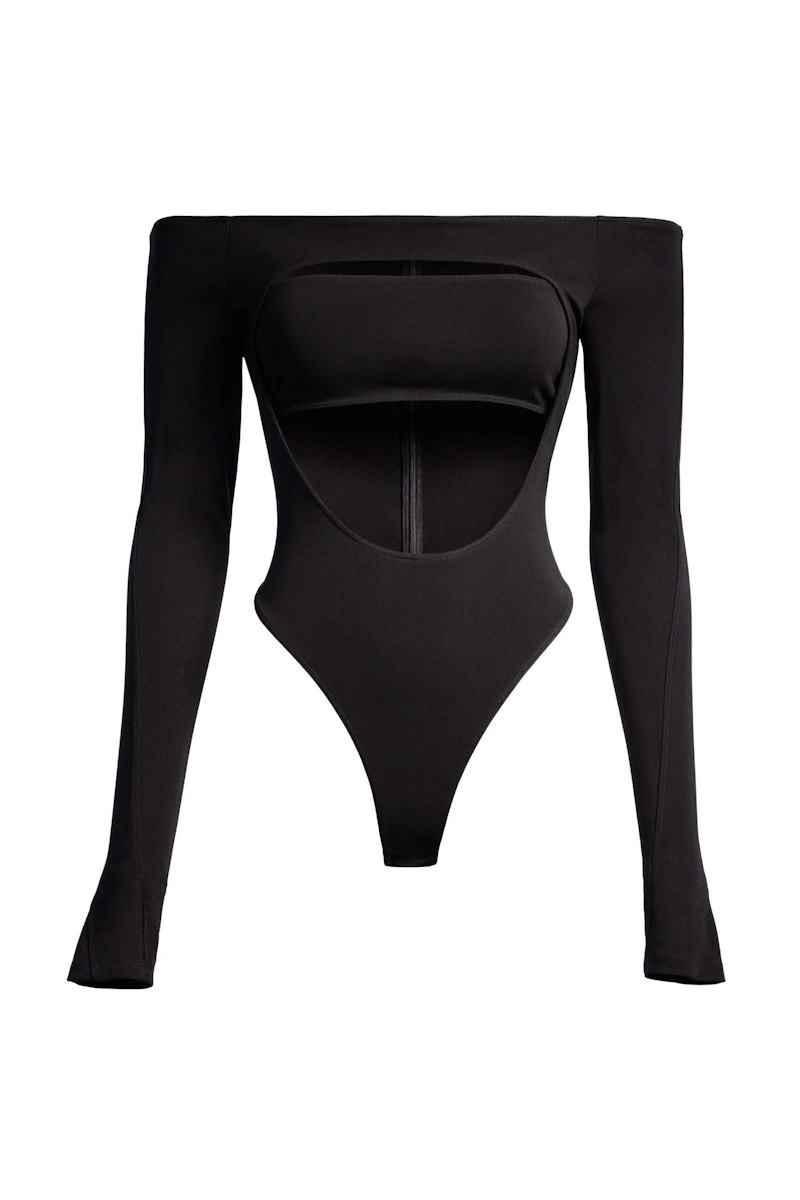 H&m black hot sale bodysuit