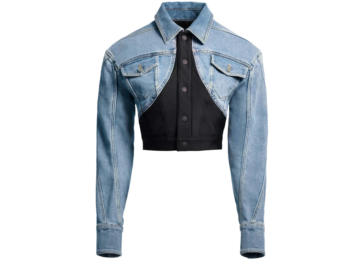 Fitted Jeans Jacke H Und M Cropped Denim Jacket Cropped Jeansjacke