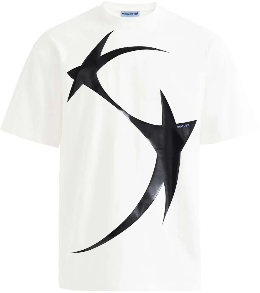 radius efterskrift Centralisere Mugler H&M Printed T-shirt (Mens) White - SS23 - US