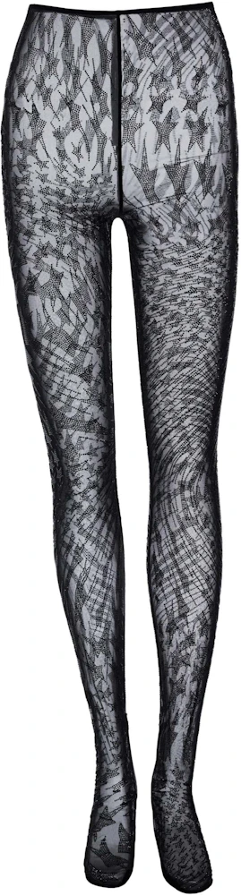 Thierry Mugler - Leggings with mesh inserts and cuffs 21W1PA0333842 - buy  with Luxembourg delivery at Symbol