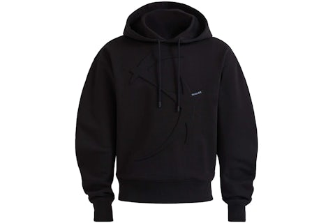 Mugler H&M Star-Motif Felpa con cappuccio (Uomo) Nero Uomo SS23 IT