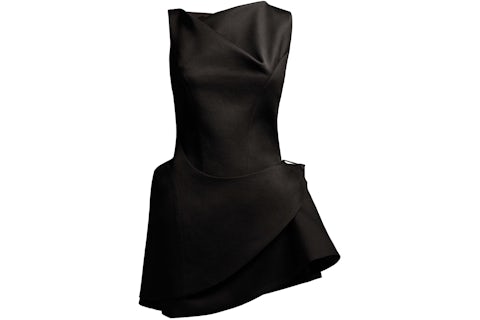 Mugler H&M Wool Mini Dress Black - SS23 - US Mugler H&M Wool Mini Dress Black - SS23 - US