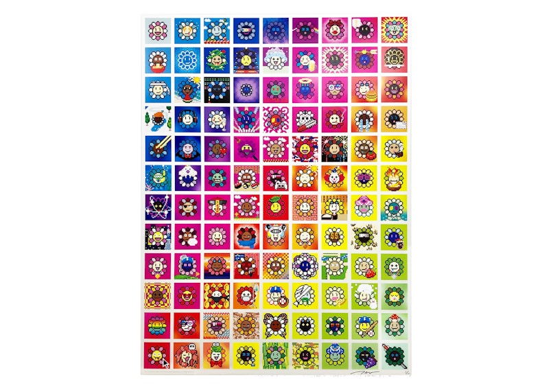 Takashi Murakami 108 Bonno Kelshas Flower Print (Signed, Edition of 300)  Multi