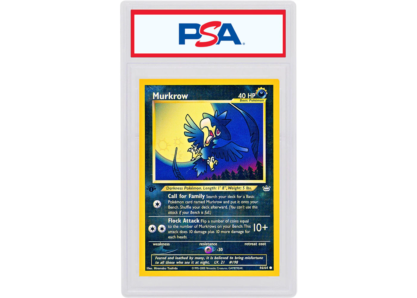 Murkrow 2001 Pokemon TCG Neo Revelation 1st Edition #46/64 (PSA or BGS Graded) - 2001 - US Murkrow 2001 Pokemon TCG Neo Revelation 1st Edition #46/64 (PSA or BGS Graded) - 2001 - US