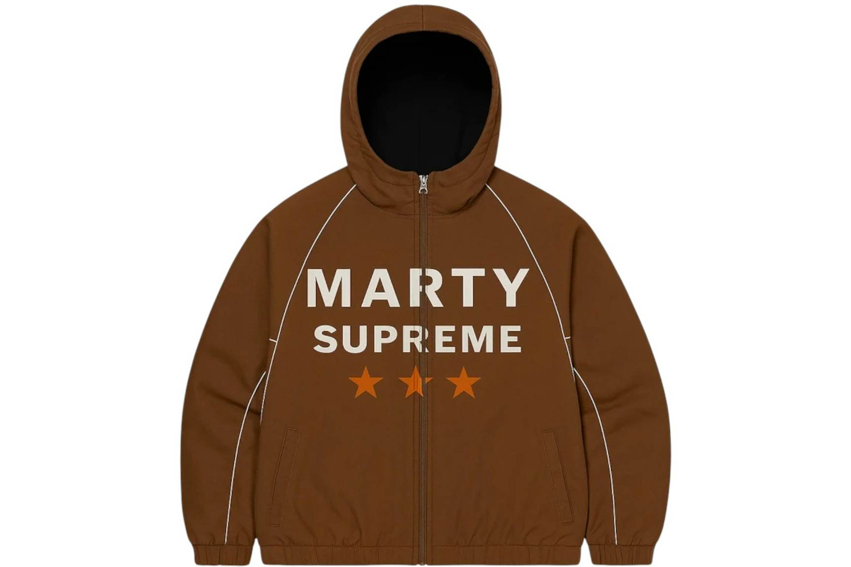 Nahmias X Marty Supreme A24 Classic Warm Up Jacket Brown