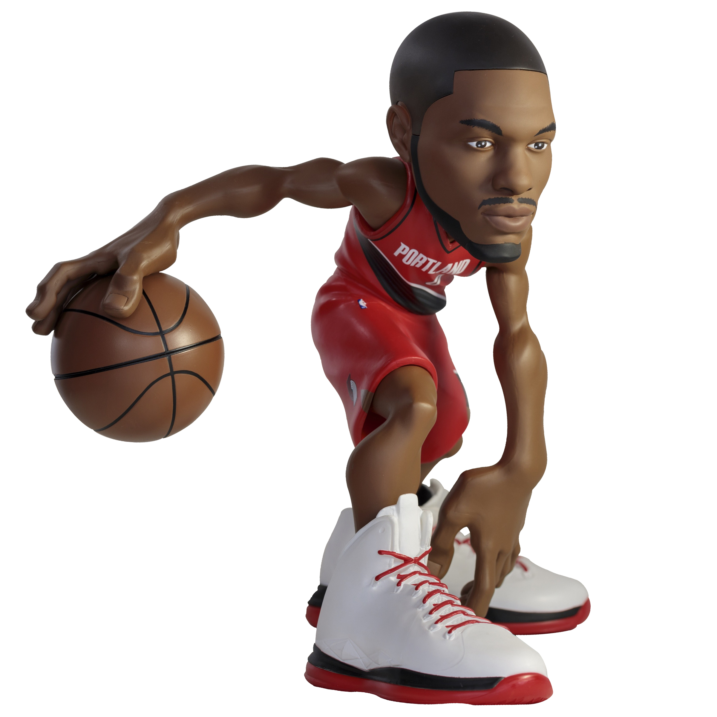 NBA Small Stars Damian Lillard Action Figure Trail Blazers 2019-20 Jersey  Red