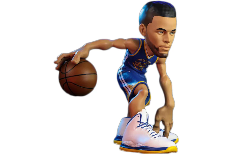 NBA Small Stars Stephen Curry Action Figure 2020-21 Warriors Icon Edition Blue